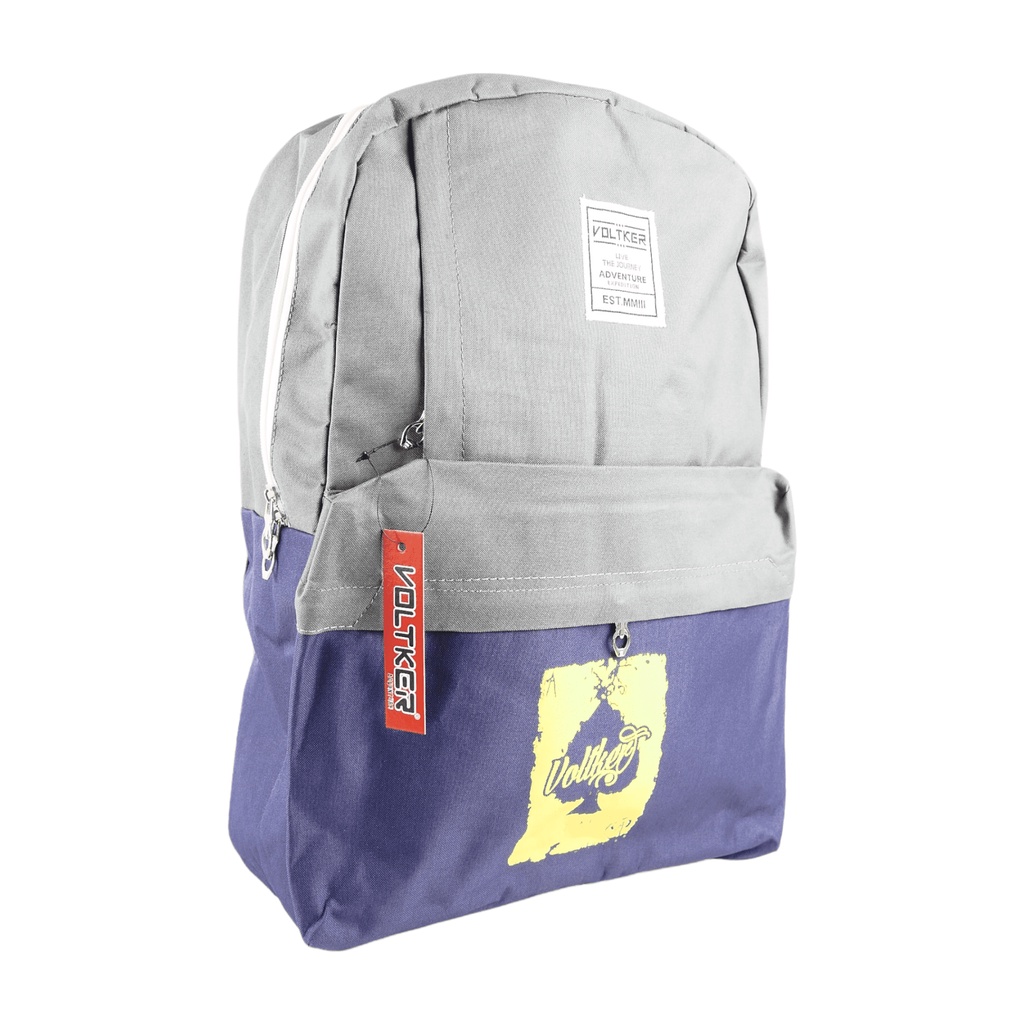 Ransel Sekolah Voltker Rocky Bahan Denim 300! Tas Sekolah yang cocok untuk Pria dan Wanita!