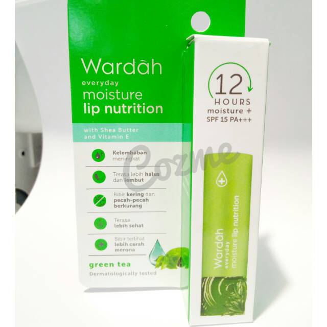 WARDAH Moisture Lip Nutrition Green Tea