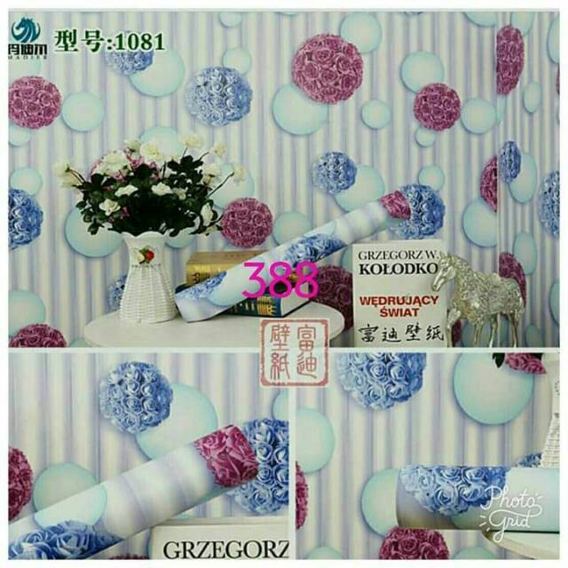 Wallpaper Dinding 1081/Grosir Walpaper/Kualitas Terjamin/ Tebal dan tidak murah Robek