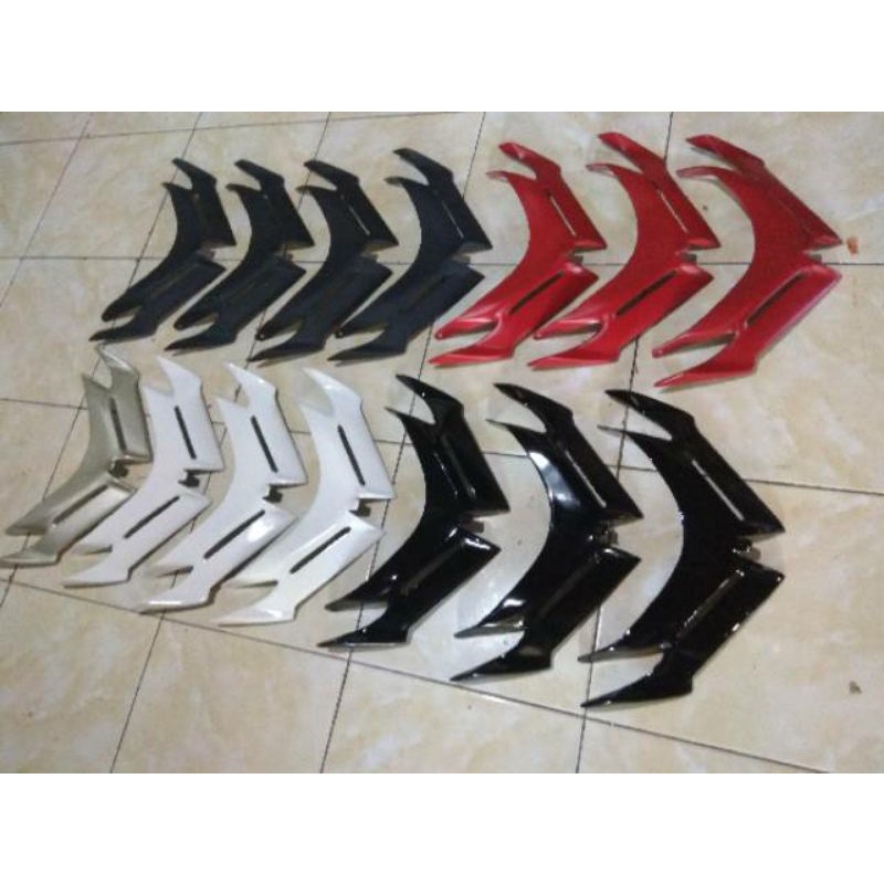 winglet honda click vario 125 vario 150 tahun 2018 2019 2020 2021 bahan fiber