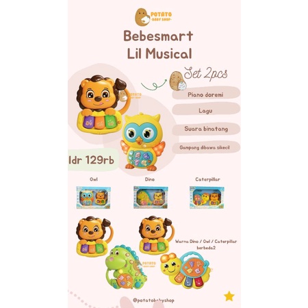 Bebesmart - Fun Lil Musical Set 2pcs / Bebe Smart