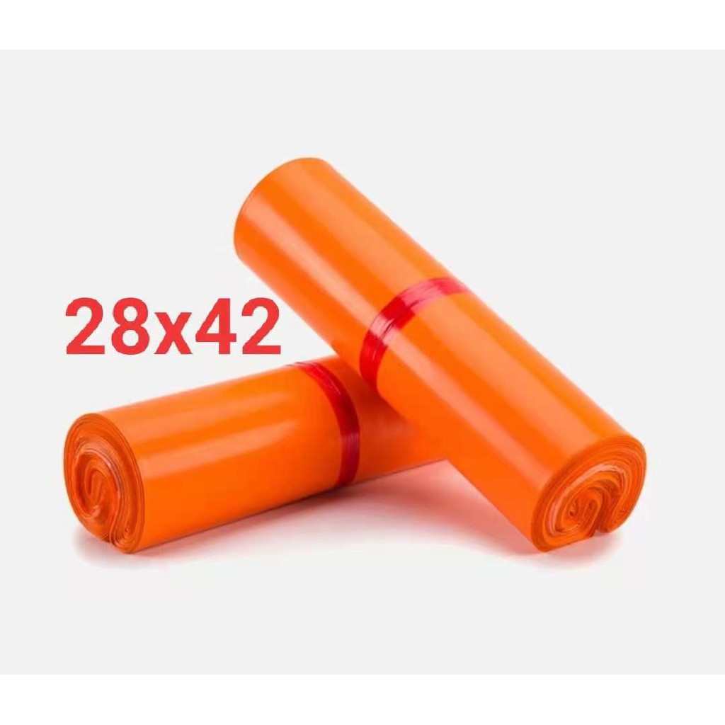 

TERMURAH ! POLYMAILER WARNA ORANGE UK 28X42