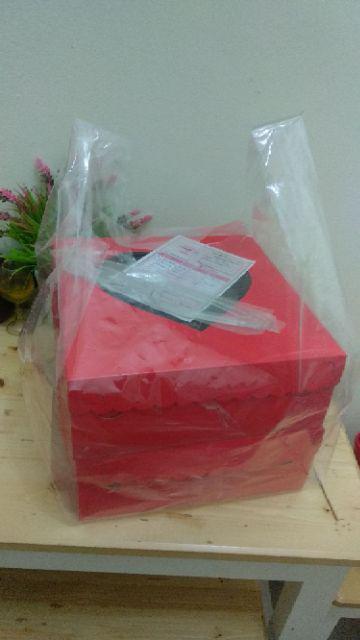 Kresek Pe Bening Transparan Alas 25x25 Tinggi 55cm