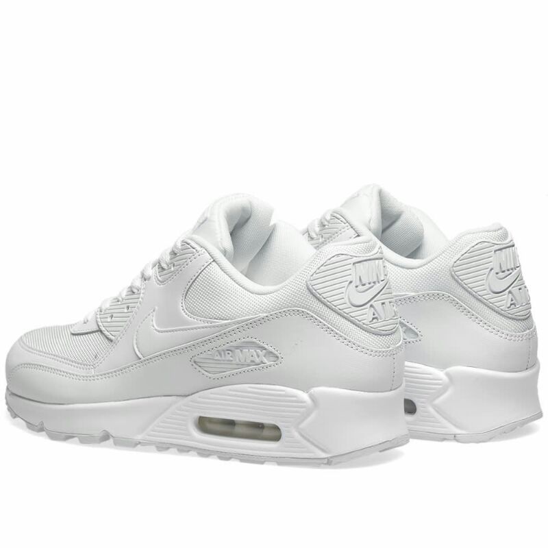 nike air max 90 triple white junior