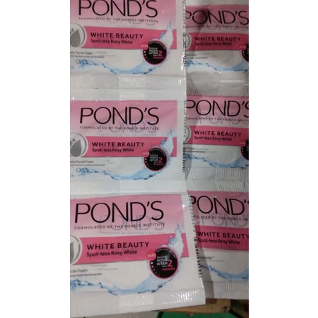 ponds facial foam sachet 9gr dpt 6 pcs