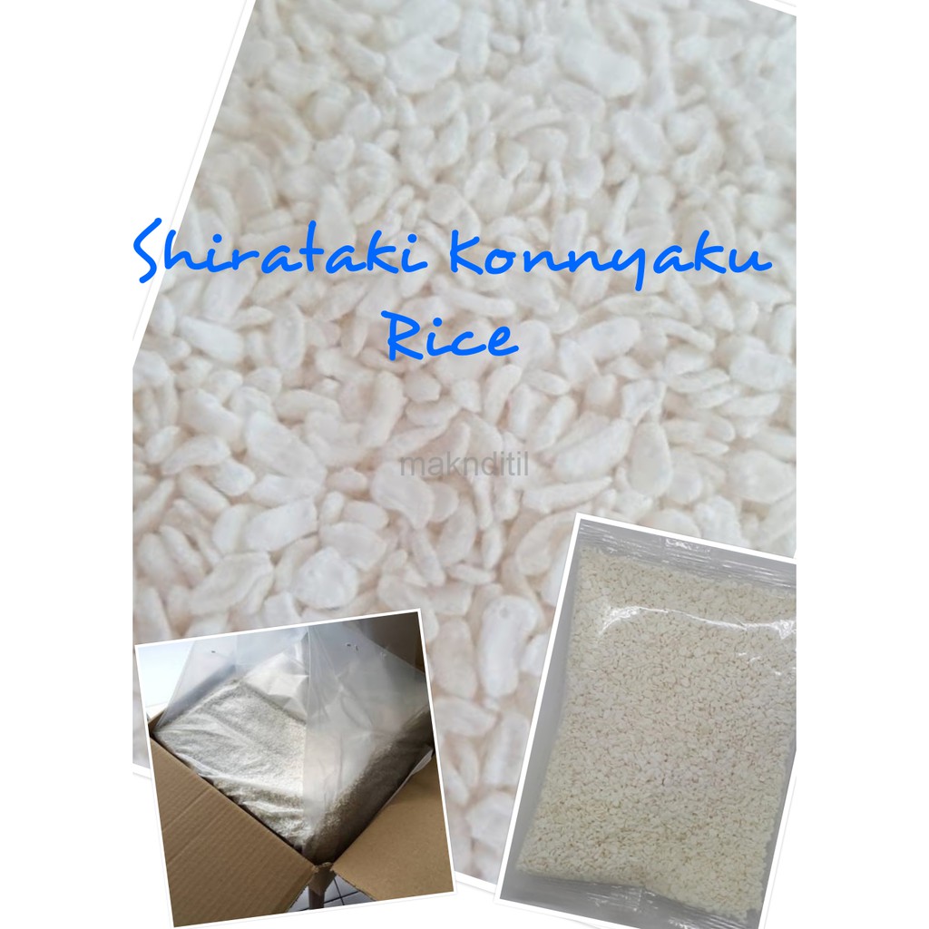 

Low Carbs Shirataki Konnyaku Rice/ Beras Shirataki Rendah Kalori 250gr