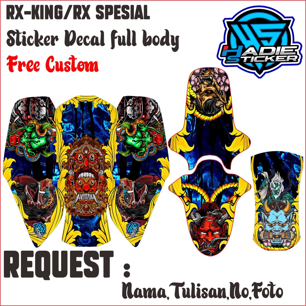 Sticker DECAL RX-KING/RX SPESIAL BARONG