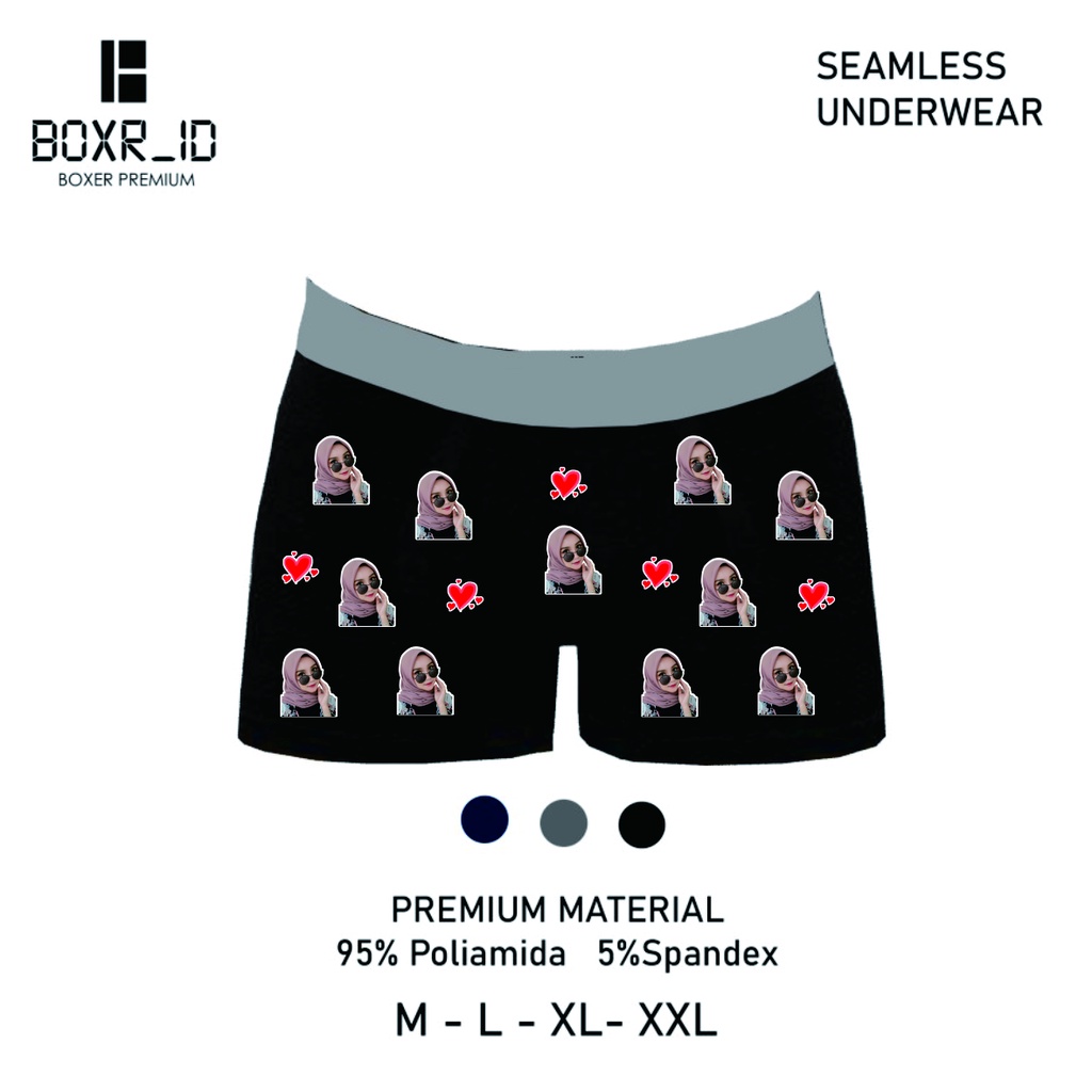 Boxer Costum Foto Celana Dalam Foto Unik Anti Pelakor Kado Unik Lucu