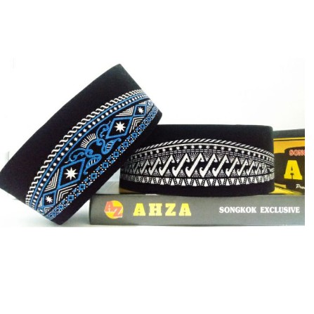 Keren Peci Anak dan Dewasa Motif Batik Songkok hitam Kopiah Kopyah Anak