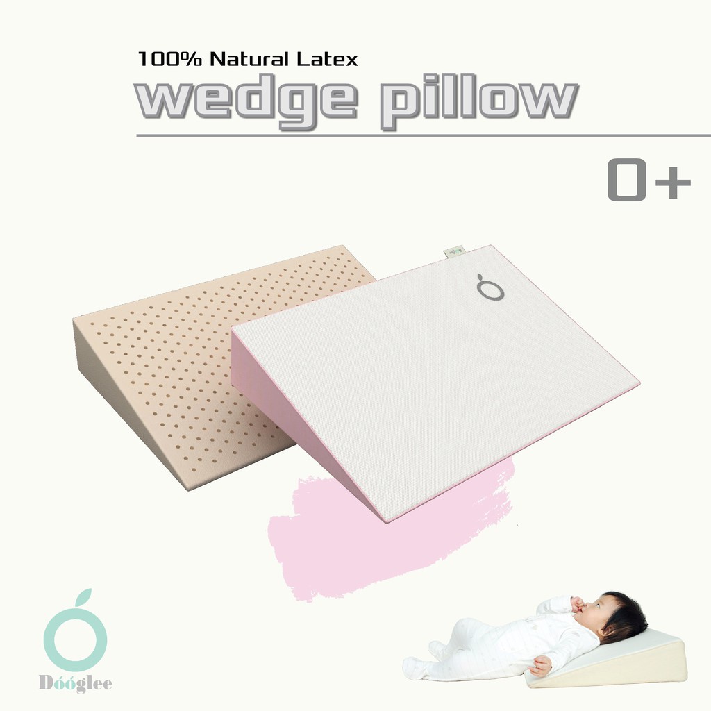 Dooglee Wedge Pillow Natural Latex Bantal Bayi Doogle WEDGE PILLOW