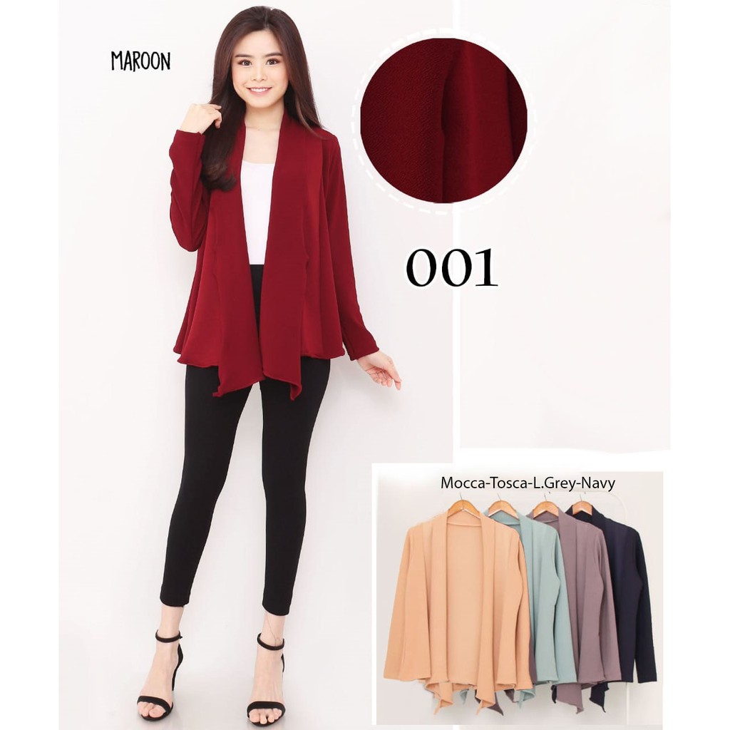 Cardigan Wanita Kardigan Lengan panjang 001 ino