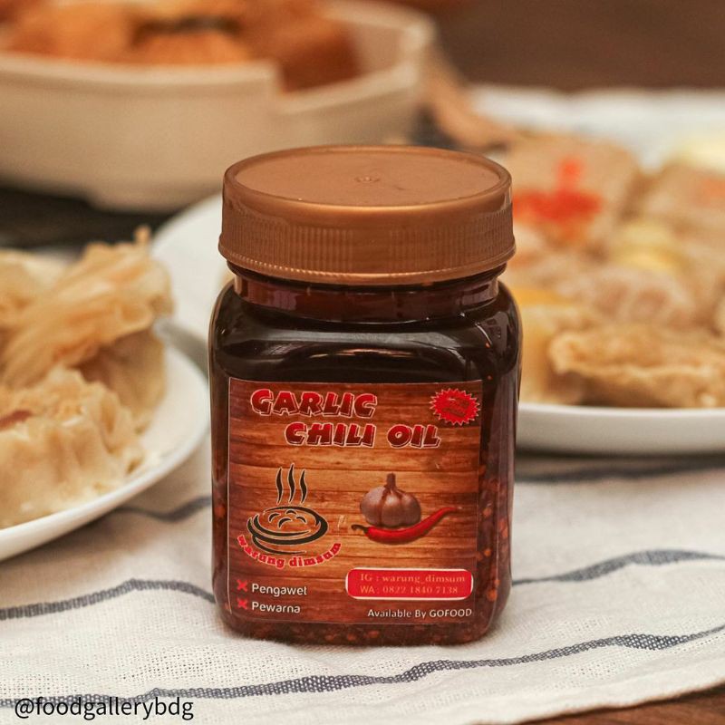 GARLIC CHILI OIL / CHILI OIL/ SAMBAL DIMSUM