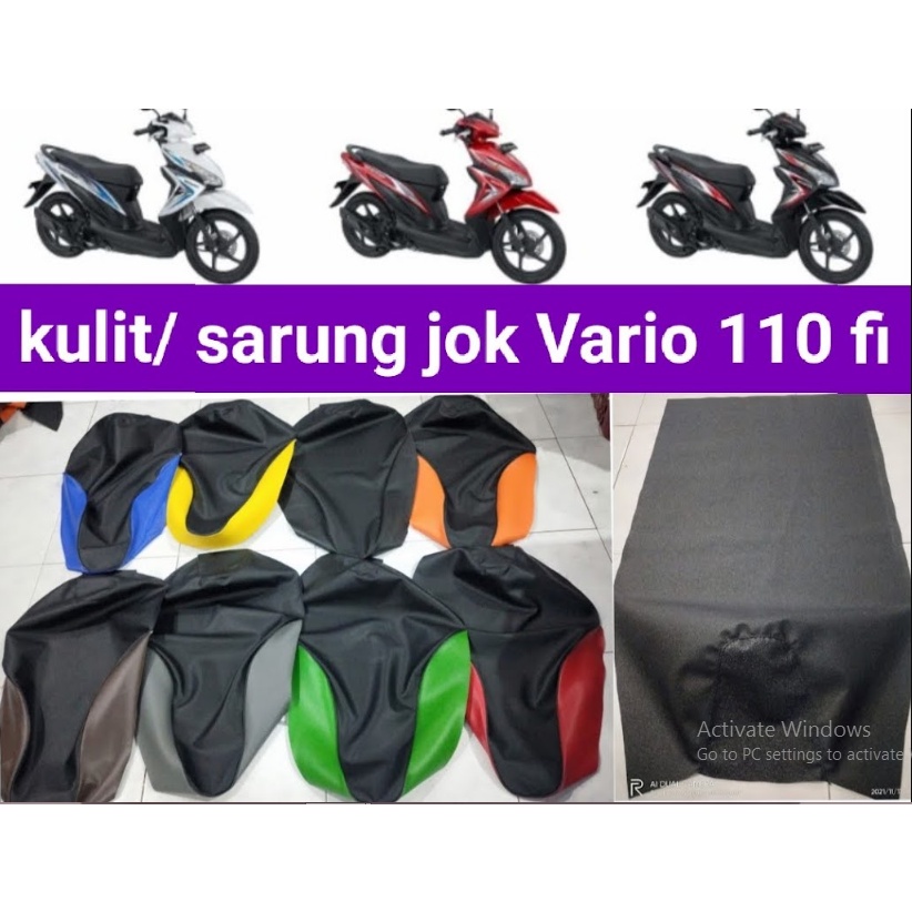 kulit jok vario 110 F1/ SARUNG JOK MOTOR HONDA VARIO 110 F1/LED