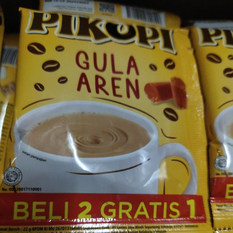 KOPI PIKOPI GULA AREN BONUS(15 BKS), SATU RENCENG