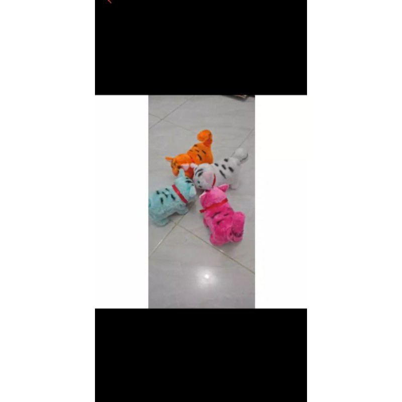mainan anak kucing bisa jalan dan bisa bersuara meong
