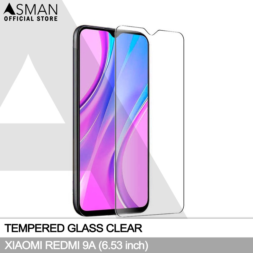 Tempered Glass Xiaomi Redmi 9A (6.53&quot;) | Anti Gores Pelindung Layar Kaca - Bening