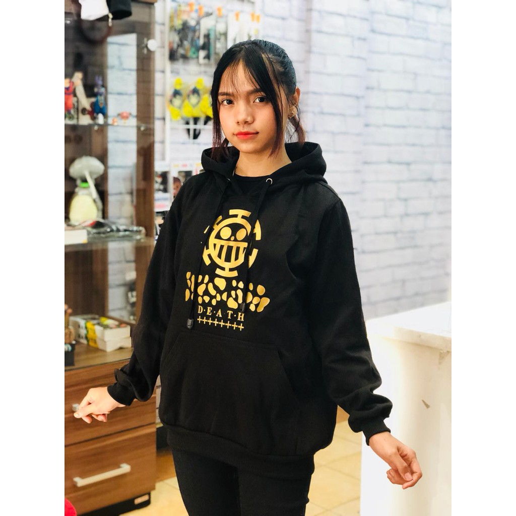 Hoodie Trafalgar Law Death Gold Black