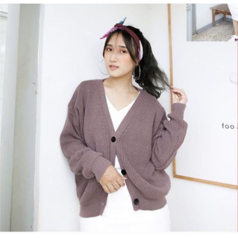 CLARISA CARDY /SWEATER CROP/CROP SWEATER 94.000-Burgundy