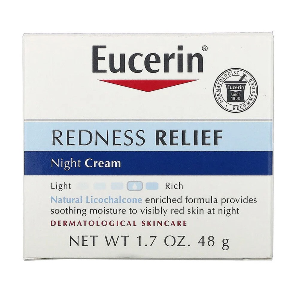 Eucerin Redness Relief Night Cream 48g Krim Wajah Merah Iritasi ORIUSA