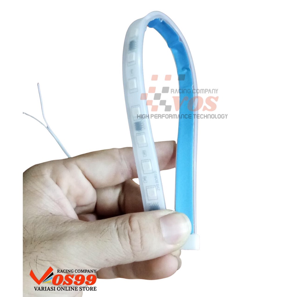 [ 1 BIJI ] LAMPU AURORA ALIS KOLONG RGB GEPENG PANJANG 30CM &amp; 60CM 12V DC UNIVERSAL