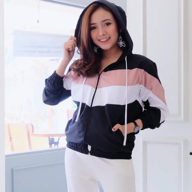 Lumino Jacket || Jacket wanita keren || Zipper Hoodie #LJ