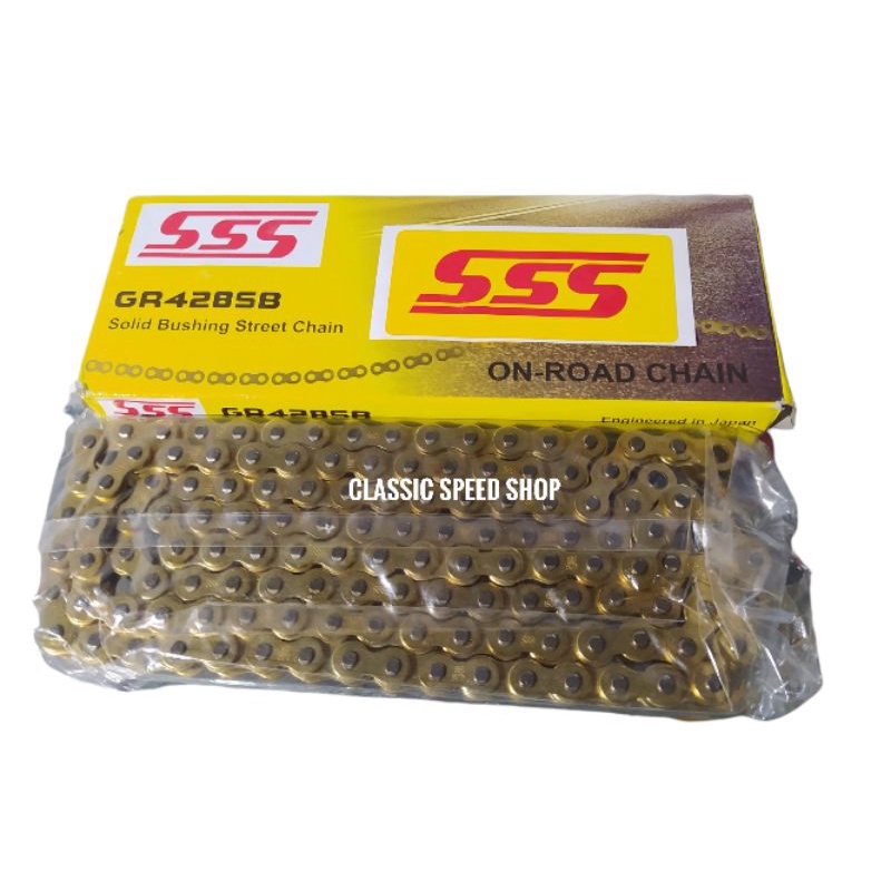 RANTAI RANTE SSS TRIPLE S GOLD 428 SB PNP CB GL MEGAPRO TIGER NINJA VIXION SCORPIO RX KING DLL