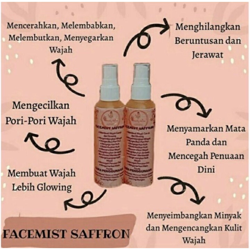 FACE MIST SAFFRON BPOM VLOOWLESS