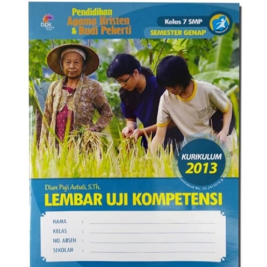 LUK/LKS Agama Kristen Semester Genap kelas 7 SMP