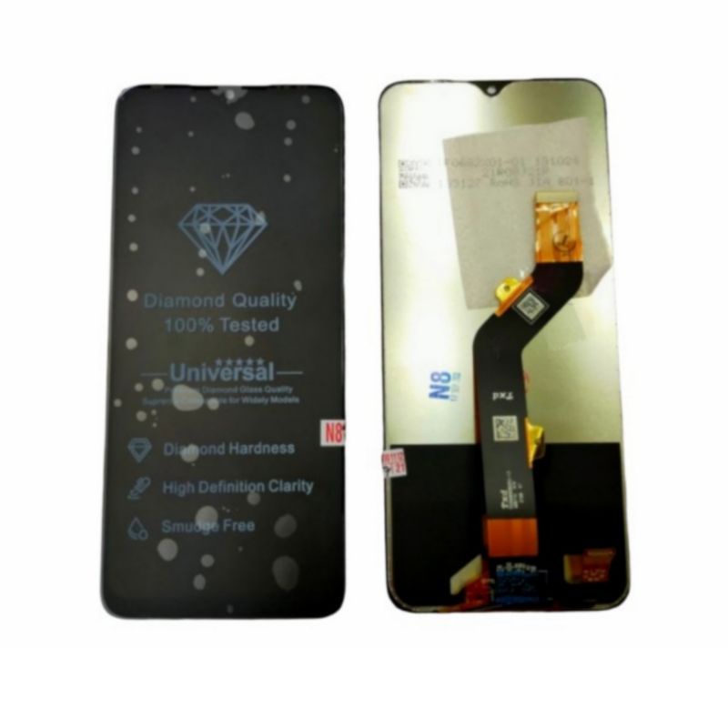 Lcd fullset / lcd touchscreen infinix x689 / hot 10s / tecno spark 7p original