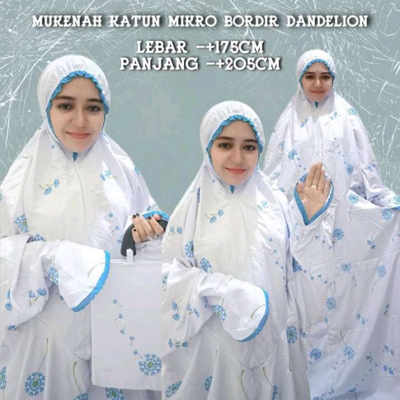 mukena dandelion terusan