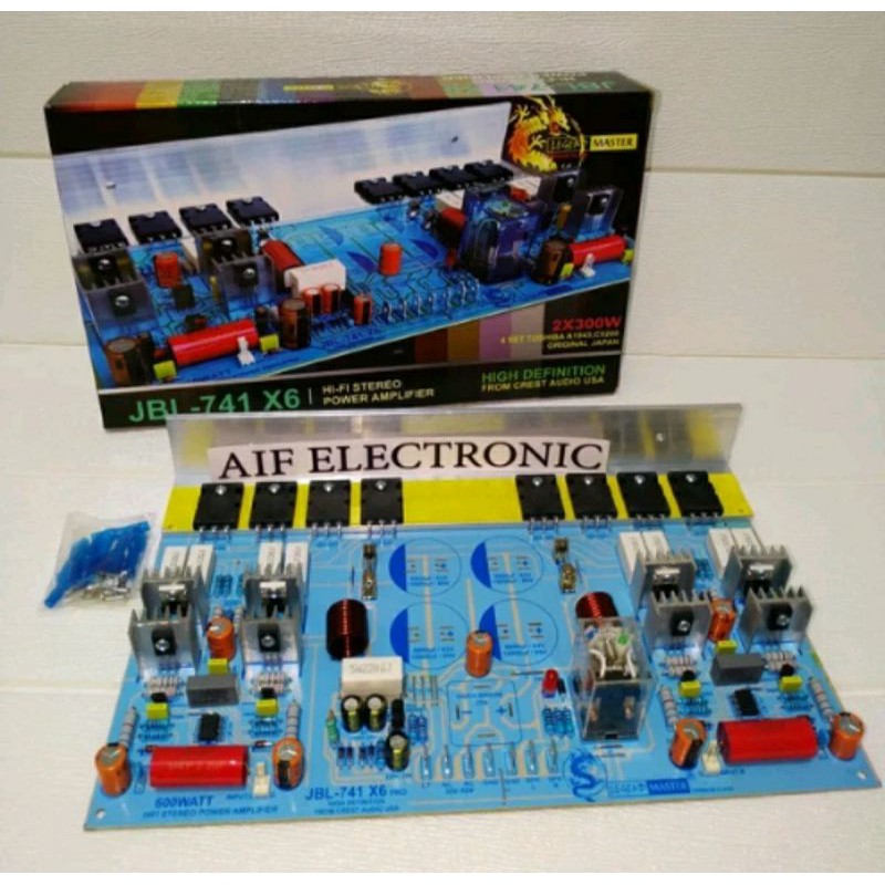 Kit power amplifier JBL 741 X6