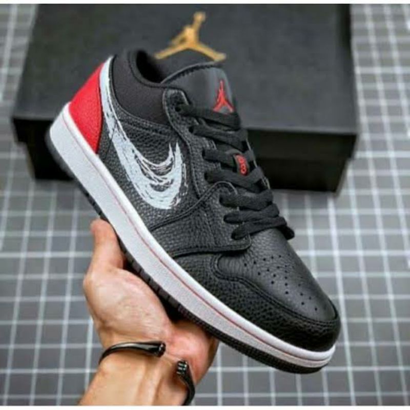 Jual Nike Air Jordan 1 Low Brush Stroke 