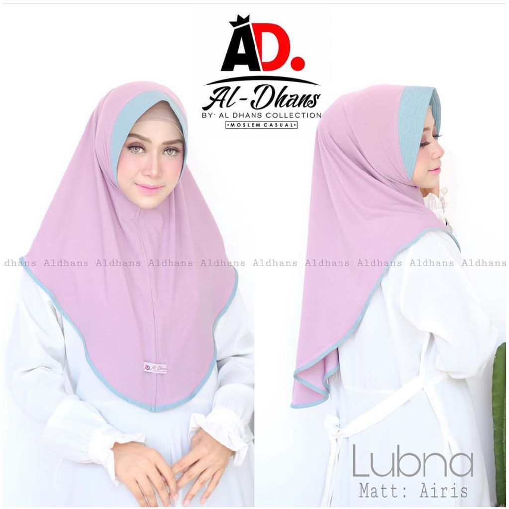 HIJAB INSTAN LUBNA KOMBINASI ORIGINAL BY AL-DHANS