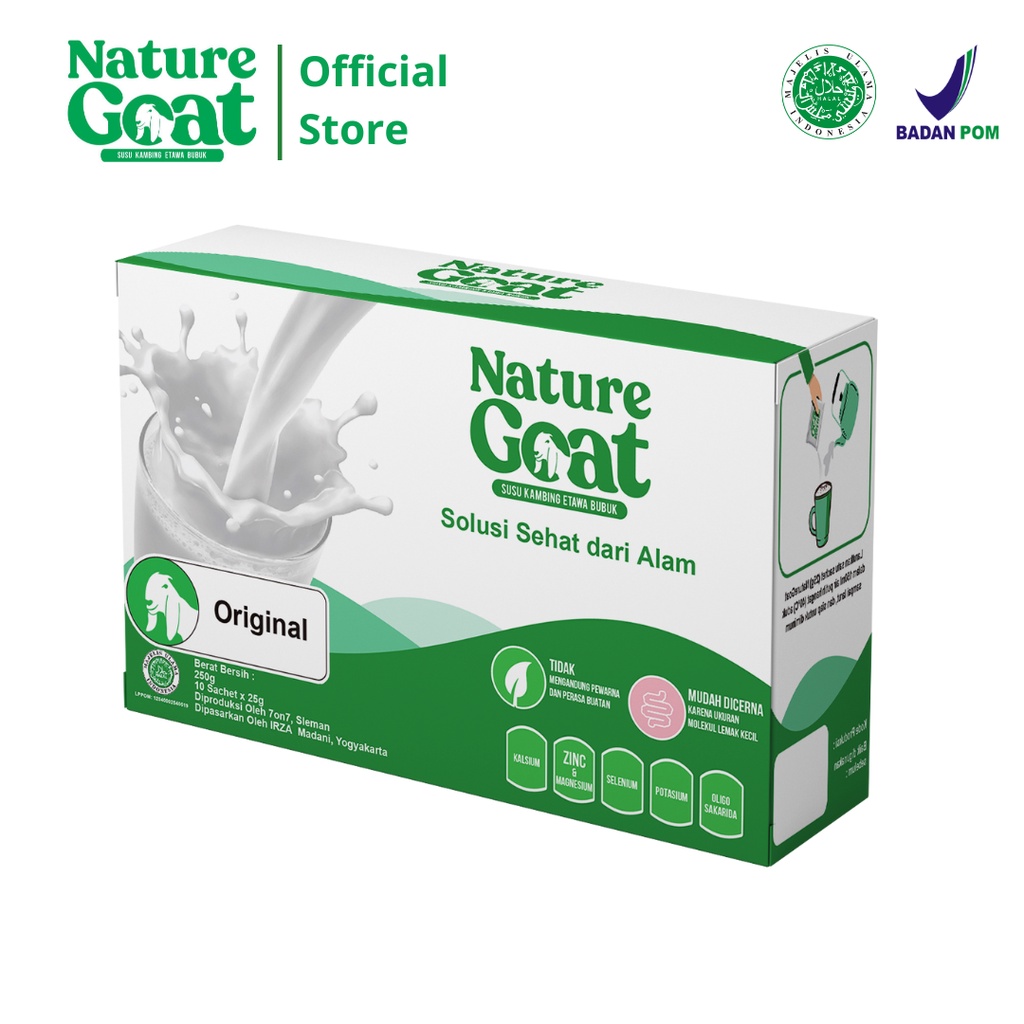 

Susu Kambing Etawa Rasa Original - NatureGoat