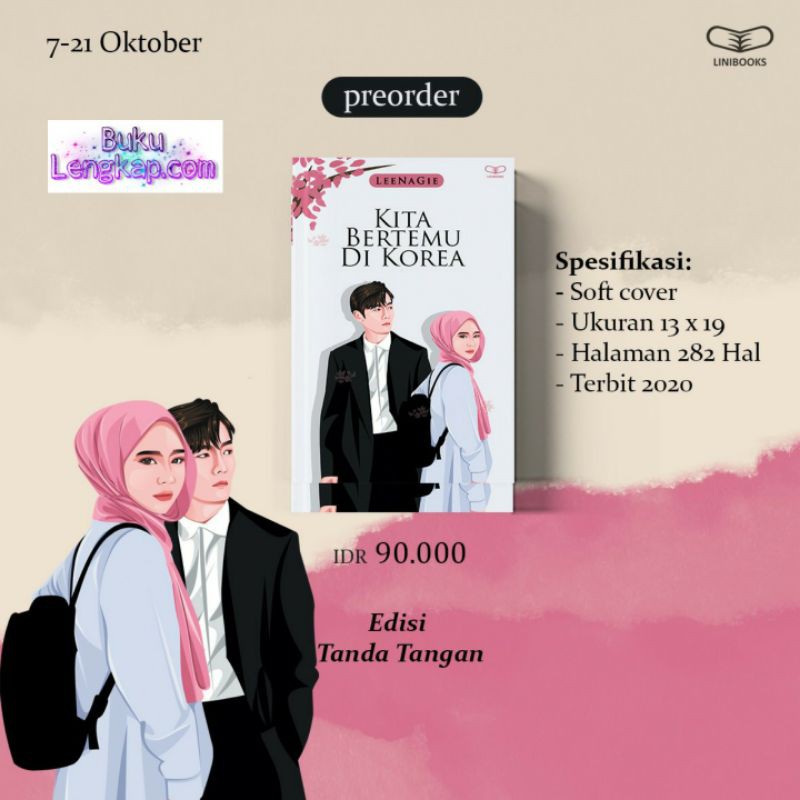 novel kita ketemu di korea - leenagie original