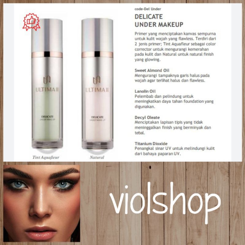 ultima II ♥️ DELICATE UNDER MAKEUP