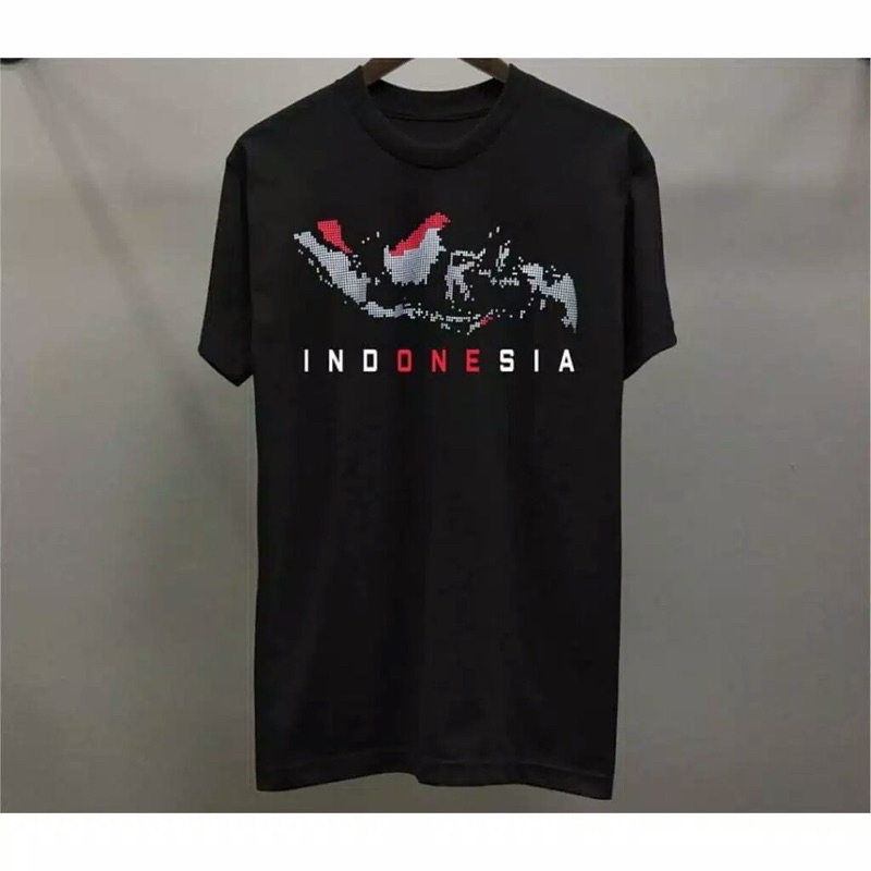 KAOS PETA INDONESIA BAJU KAOS T SHIRT PRIA WANITA DISTRO PETA PULAU INDONESIA SERIES MERAH PUTIH XXL