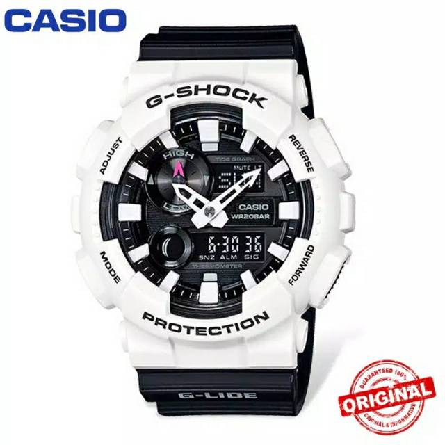 Jam Tangan G-Shock gax-100 Original G-Shock Warna Hitam Putih untuk Pria
