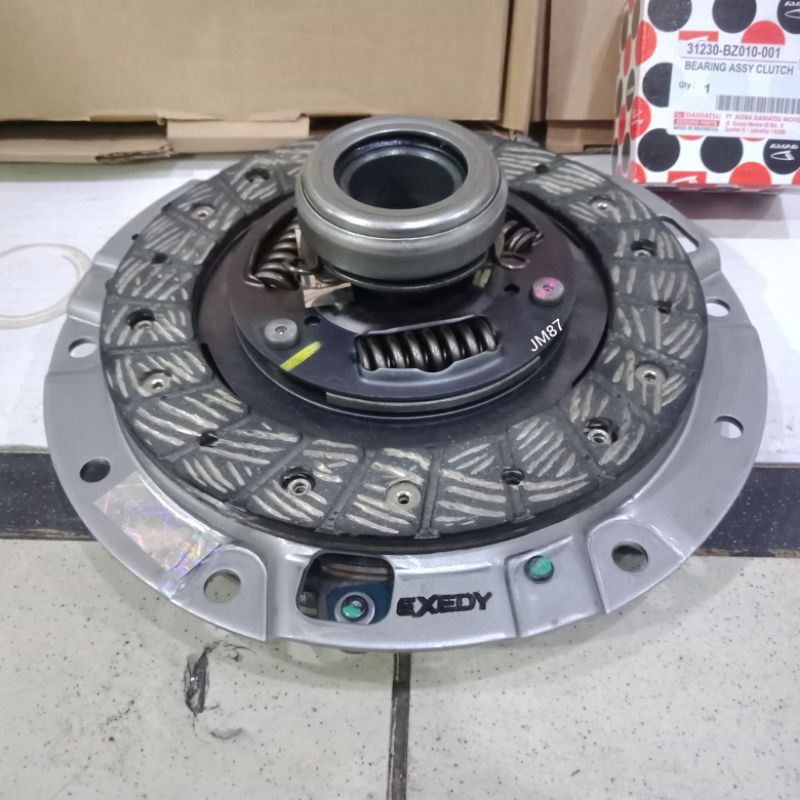 KAMPAS PLAT KOPLING SET KOMPLIT + DEGLAHAR DAIHATSU XENIA 1.0 1000CC ASLI ORIGINAL