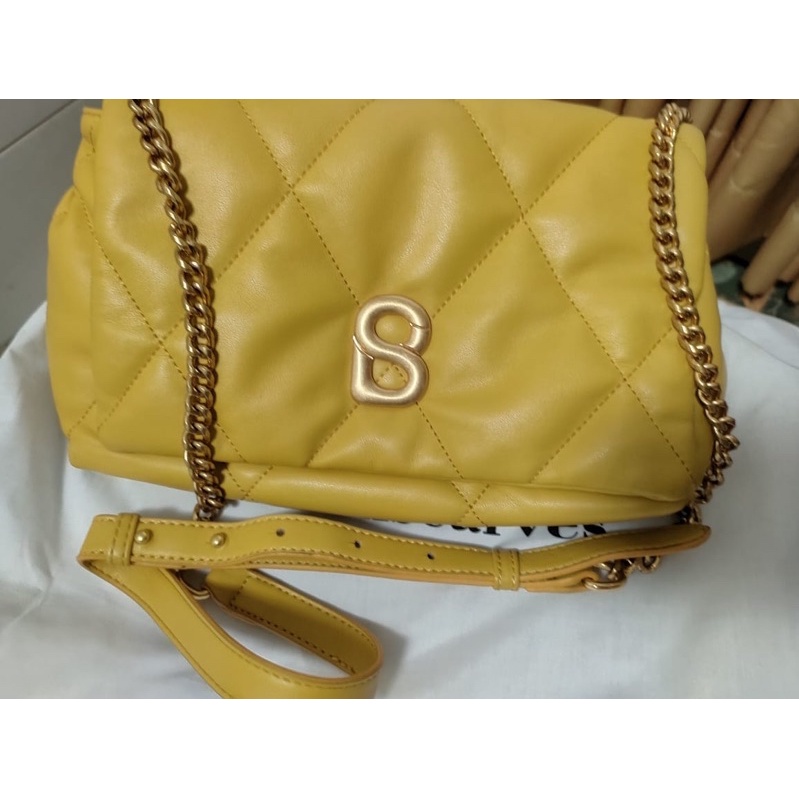 zoey Bag Buttonscarves yellow preloved
