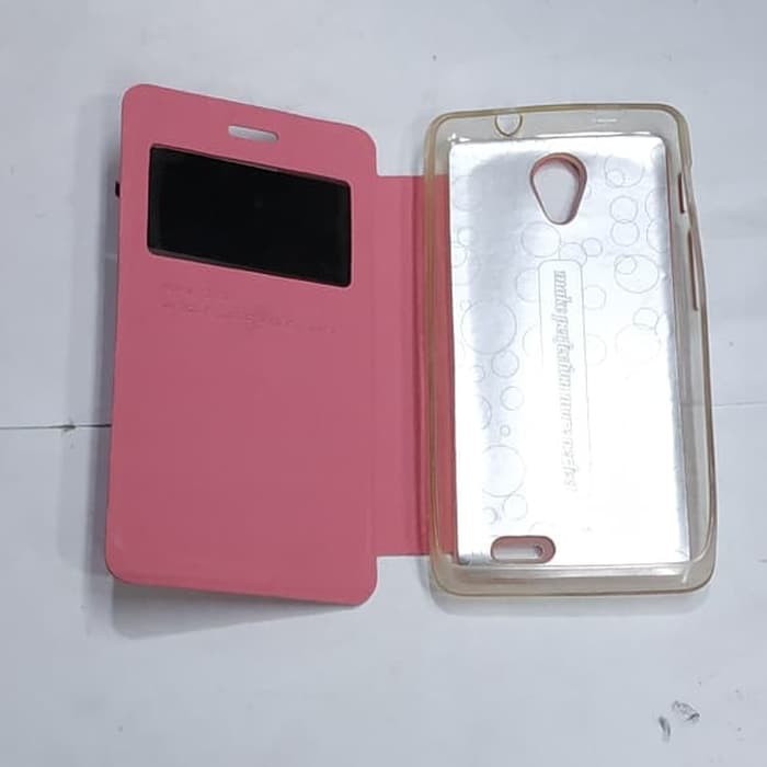 ANDROMAX C3Si sarung flip cover ume/ sarung model buku MANTUL