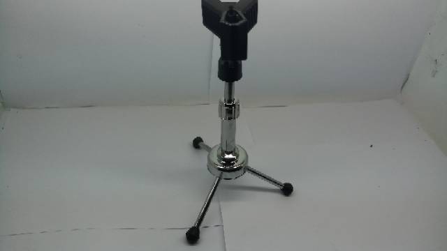 Stand mic meja mini crom plus holder