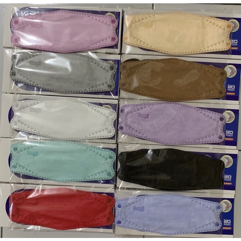 MASKER SENSI CONVEX 4 PLY SATUAN