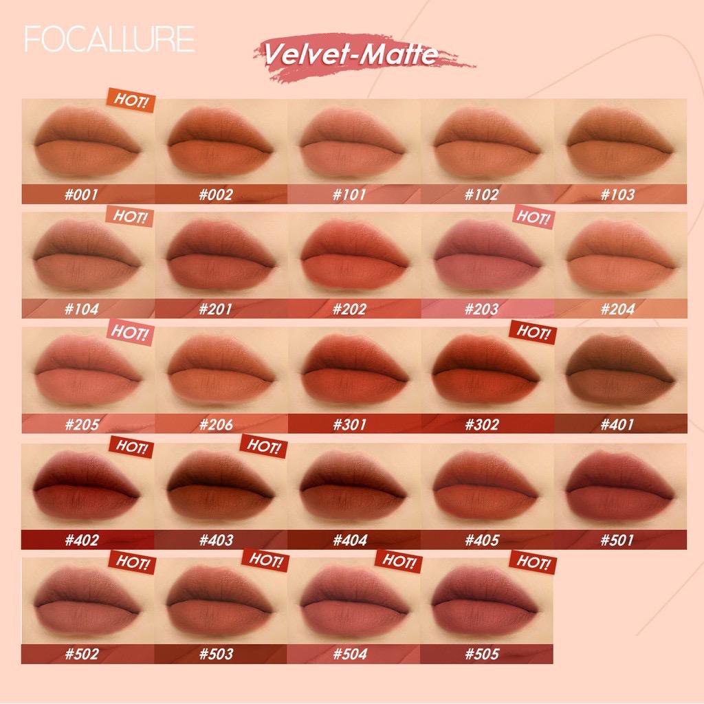 BPOM Focallure Nude Lip Cream FA196  Lipstik Matte Lipstick Lipcream Velvet