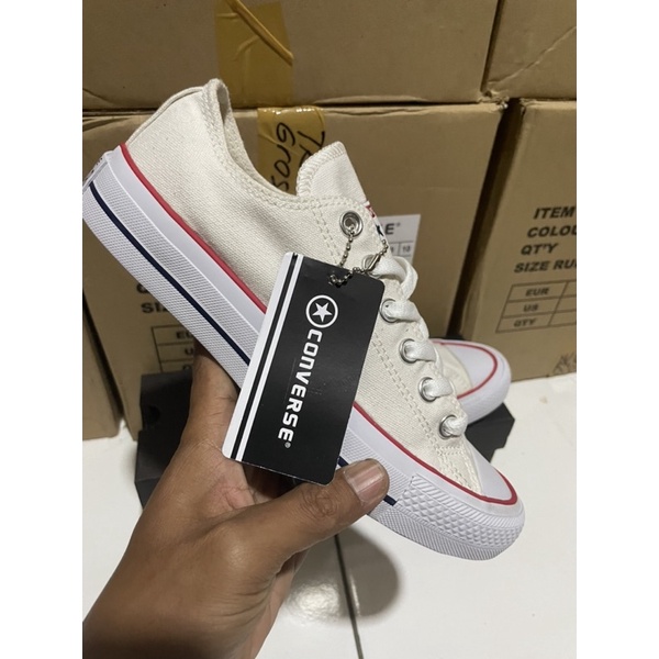 SEPATU CONVERS OFFWHITE PENDEK IMPOR MURAH
