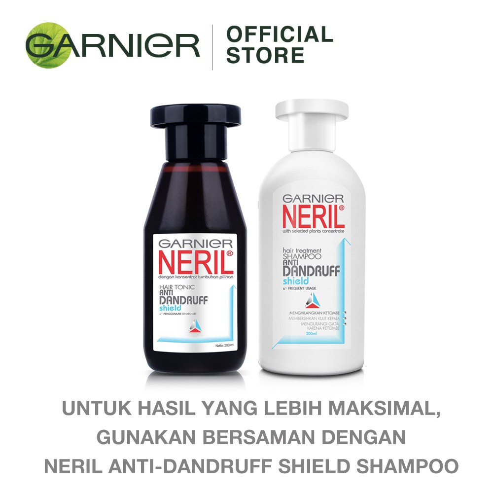 Garnier Neril Hair Tonic Anti Dandruff Hair Care - 200 ml (Perawatan Rambut Rontok & Berketombe)-2