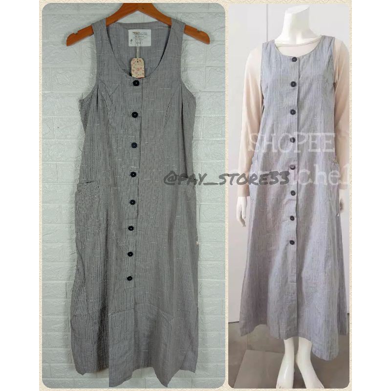 OVERALL PANJANG LONG DRESS WANITA DEWASA CORNICHE