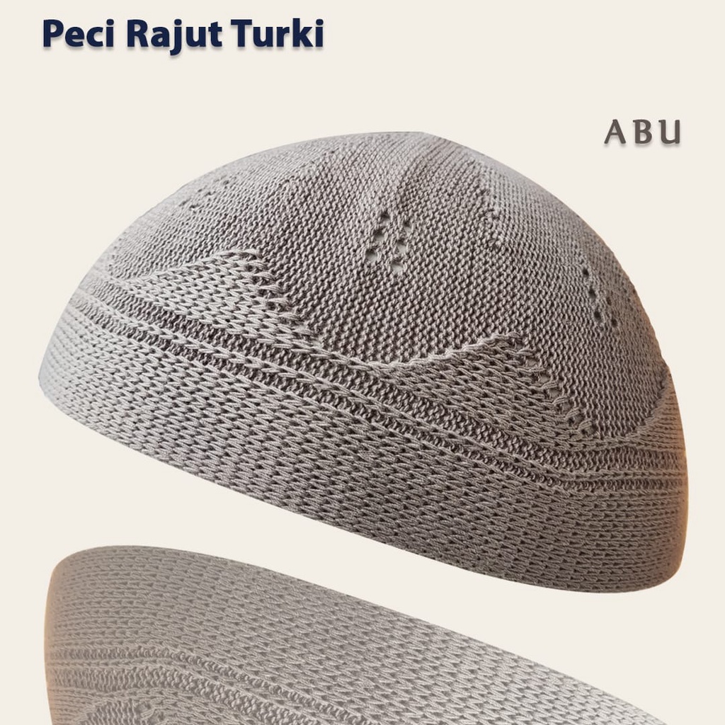 Peci Rajut Turki Peci Rajut Dewasa Peci Rajut Turki Original Warna Abu