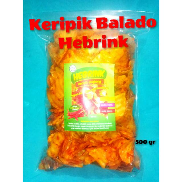 

Keripik singkong Balado hebrink
