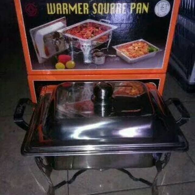Warmer square pan jumbo